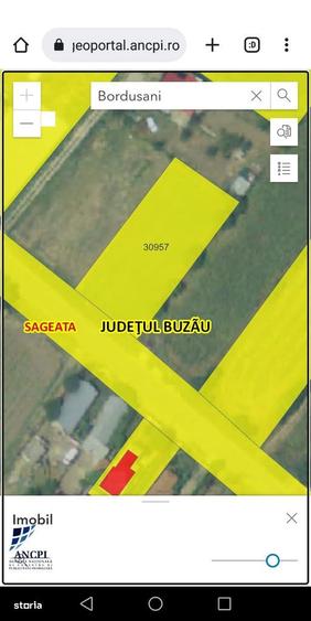 Teren de 1250 mp, în Săgeata