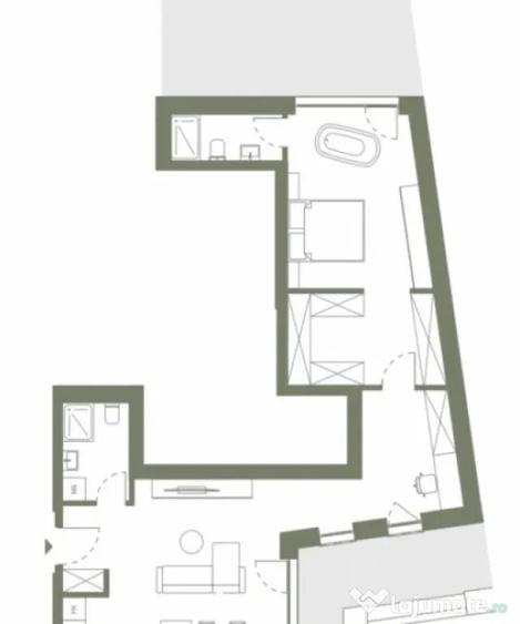 Apartament 2 camere 74.8 si 2 terase in Hexagon - Cluj-Napoca (Cluj) - 1