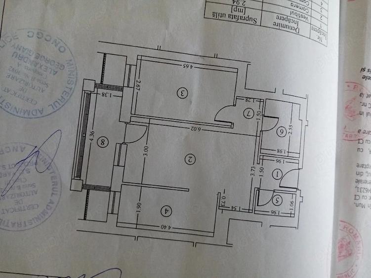 Apartament cu 2 camere decomandat în Central