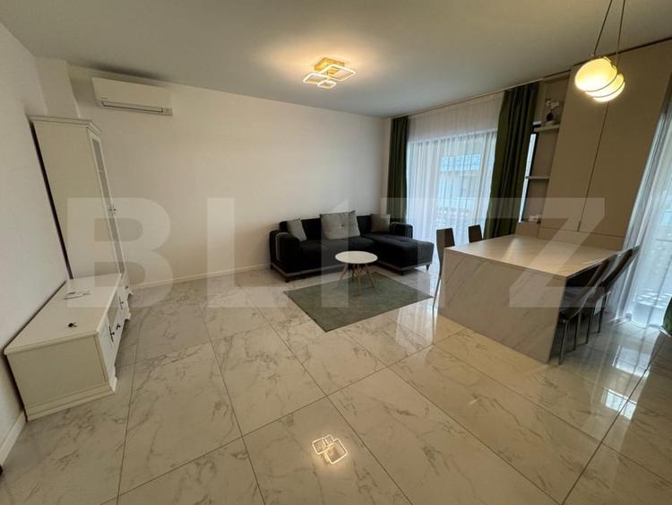 Apartament cu 2 camere semidecomandat, mobilat în Giroc