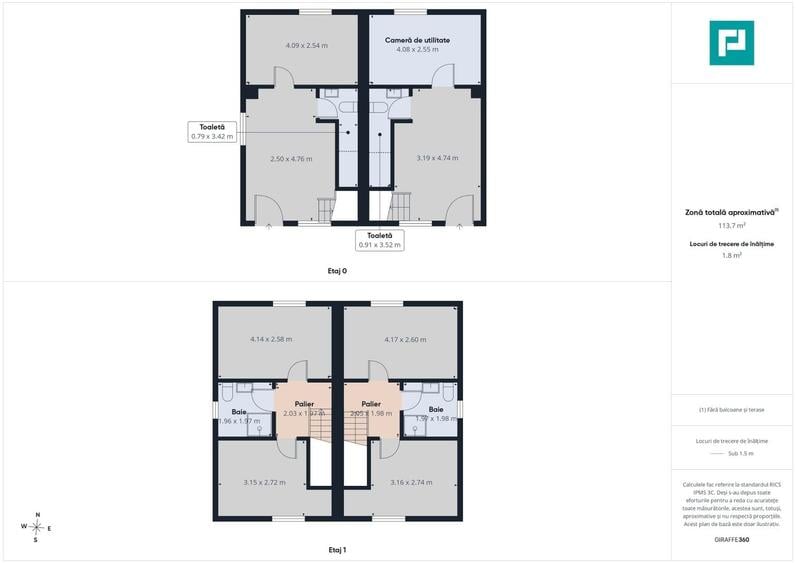 Duplex cu 6 camere cu Canalizare în Confecții