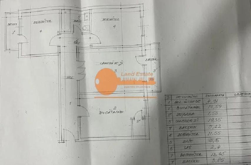 Apartament cu 3 camere decomandat în Drumul Taberei