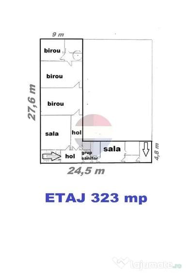 Spațiu comercial, de 973 mp, în Electroprecizia