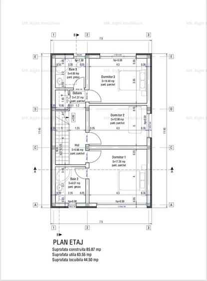 Casă cu 4 camere cu Teren 650 Mp în Stupini