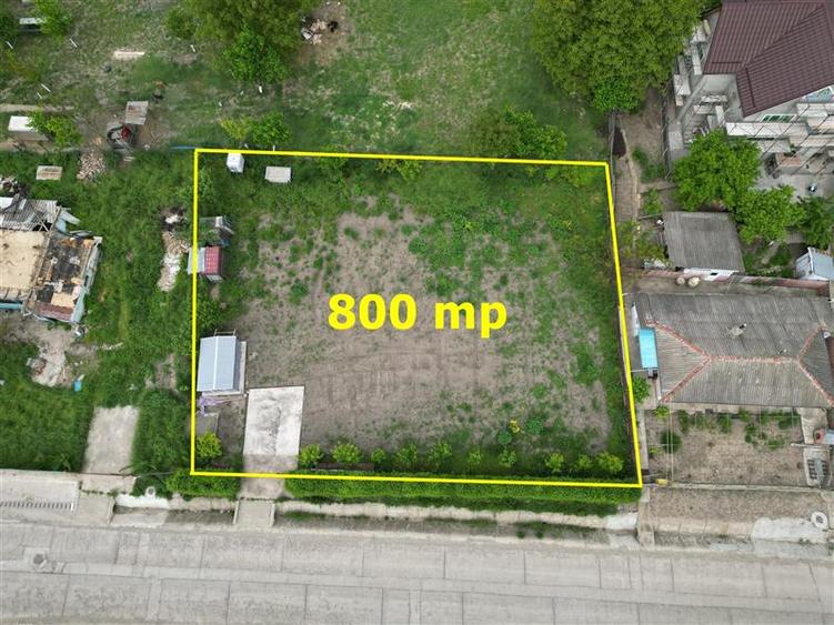 Teren Construcții intravilan de 800 mp, în Aeroport