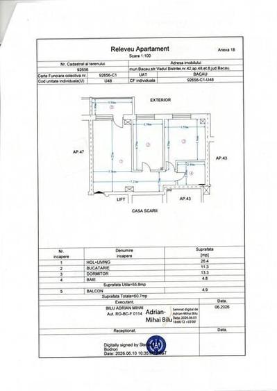 Apartament Bloc Nou Vadul Bistritei Bacau - 8