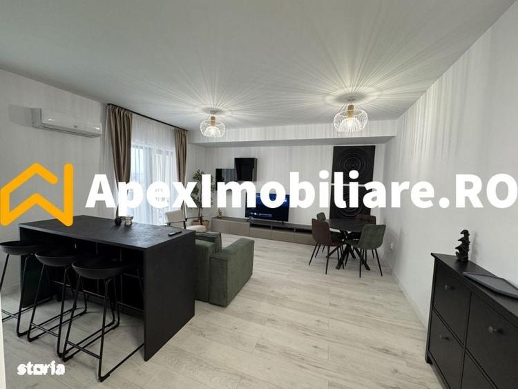 Apartament cu 2 camere, mobilat în Malu Roșu