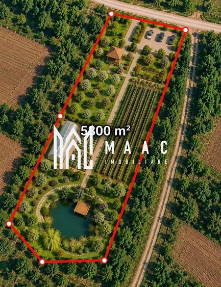 Teren agricol extravilan de 5800 mp, în Daia