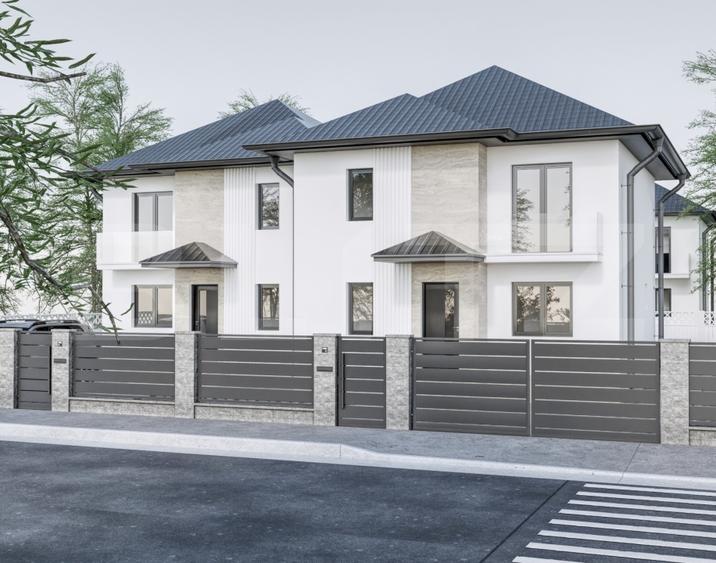 Duplex cu 4 camere cu Canalizare în Sânpetru