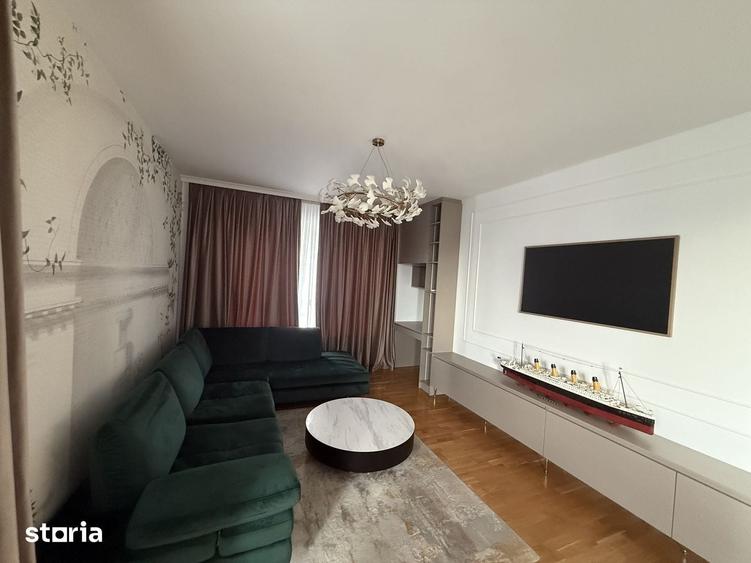 Apartament cu 3 camere decomandat, mobilat în Herăstrău