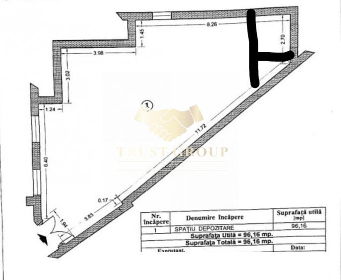 Apartament cu 3 camere în Armeneasca