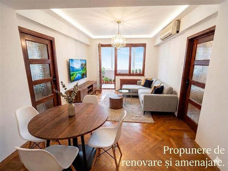 Apartament cu 2 camere semidecomandat în Romană