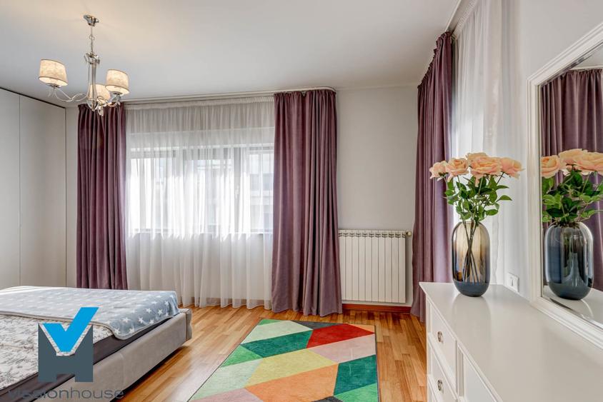 Apartament cu 4 camere decomandat, mobilat în Herăstrău