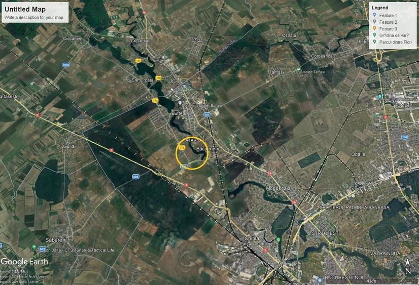 Teren Construcții intravilan de 35264 mp, în Nord