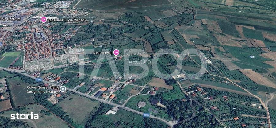 Teren intravilan 3100mp parcelat in 1000mp si 2100mp Cisnadie
