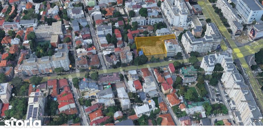 Teren de 2504 mp, în Dorobanți