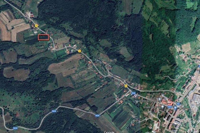 Teren de 2200 mp, în Certeju de Sus