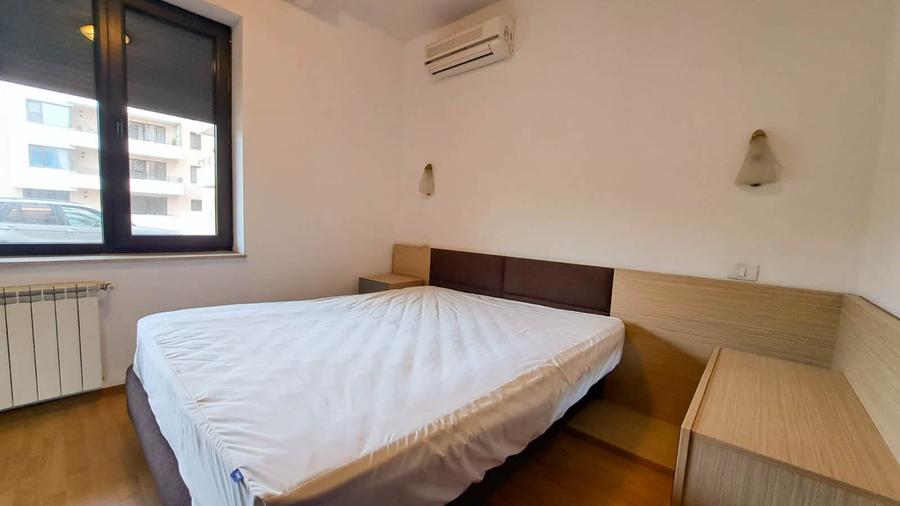 Apartament cu 2 camere semidecomandat, mobilat în Băneasa