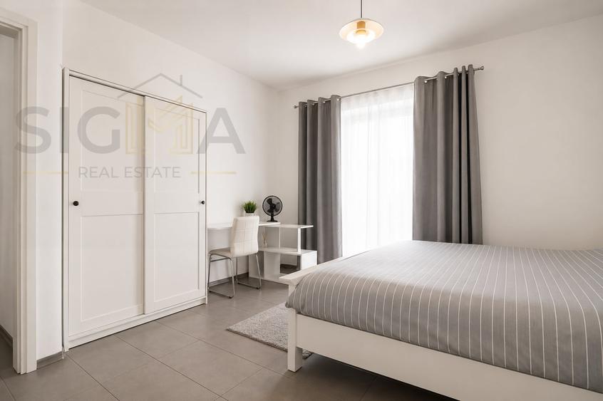 Apartament cu 2 camere semidecomandat, mobilat în Semicentral