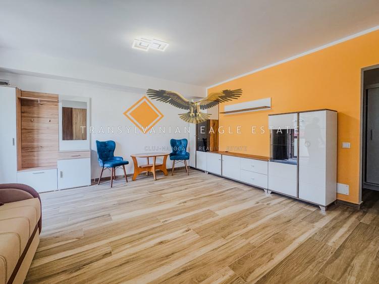 Apartament cu 2 camere semidecomandat, mobilat în Borhanci