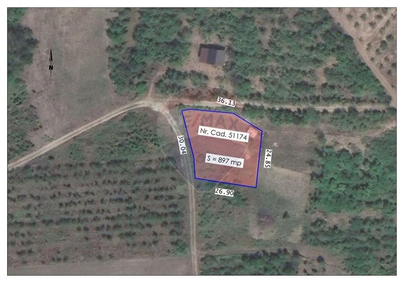 Teren agricol intravilan de 897 mp, în Săldăbagiu de Munte
