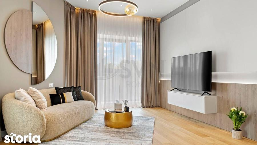 Apartament cu 3 camere, mobilat în Tei