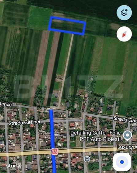Teren de 2501 mp, în Vest