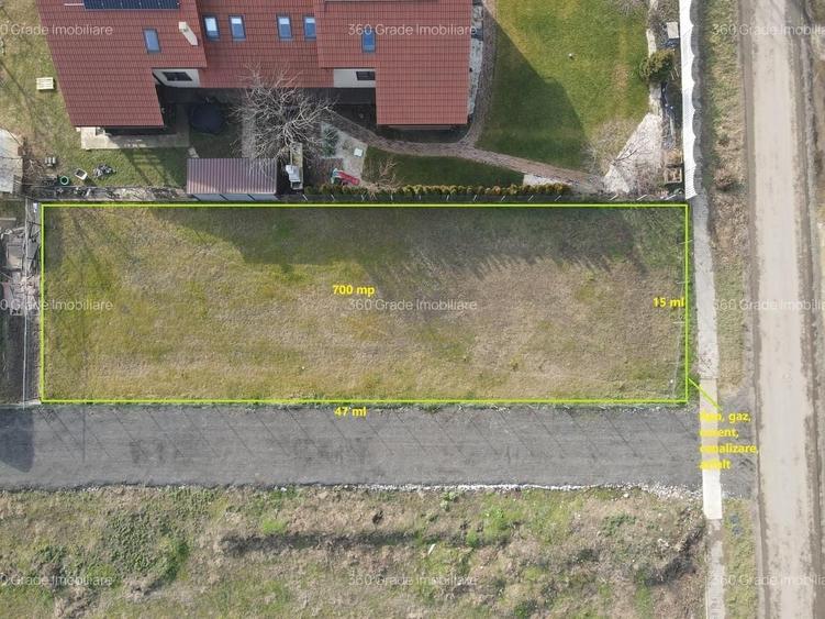 Teren Construcții intravilan de 700 mp, în Moșnița Nouă
