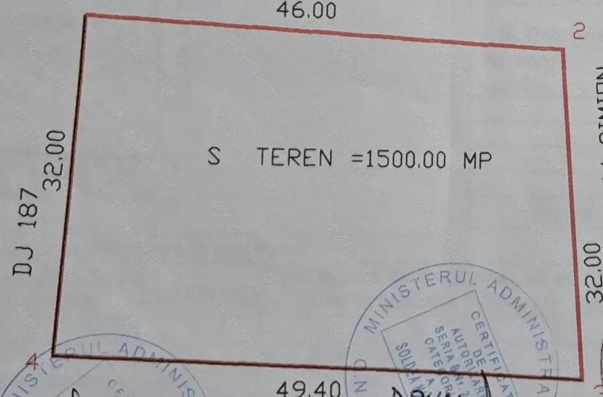 Teren de 1500 mp, în Mirceștii Noi