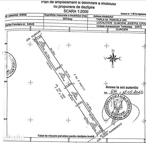 Teren de 1500 mp, în Clinceni