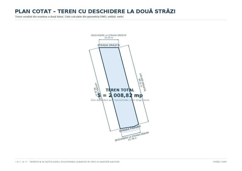 Teren 2.009 mp cu deschidere la doua strazi Branesti - 3