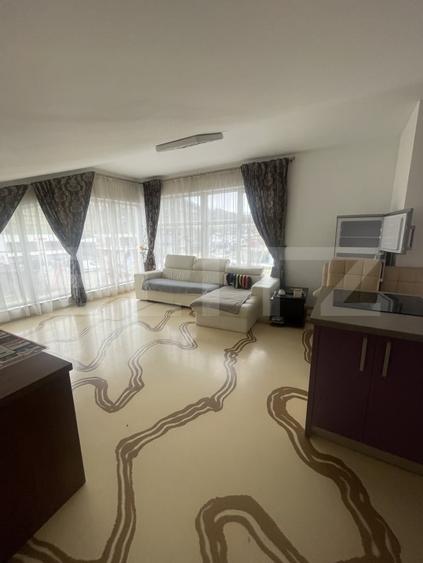 Apartament cu 2 camere semidecomandat, mobilat în Exterior Est