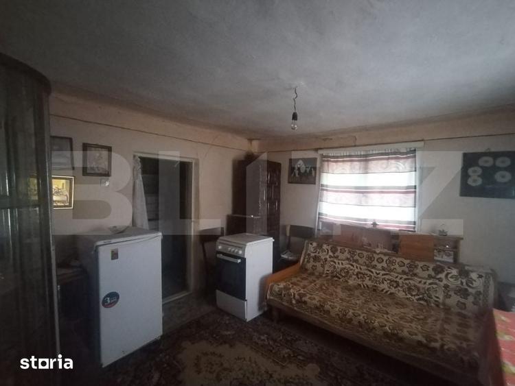Casă cu 2 camere cu Teren 2000 Mp în Crângurile