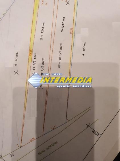 Teren Construcții intravilan de 1248 mp, în Teleac