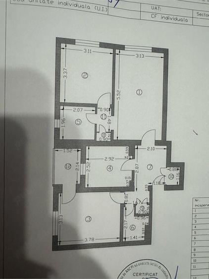 Apartament cu 3 camere decomandat în Dristor