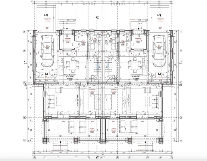 Duplex cu 5 camere cu Canalizare în Dumbrăvița