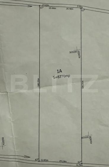 Teren agricol extravilan de 8770 mp, în Exterior Sud