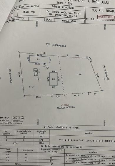 Casă cu 4 camere în Mircea Vodă