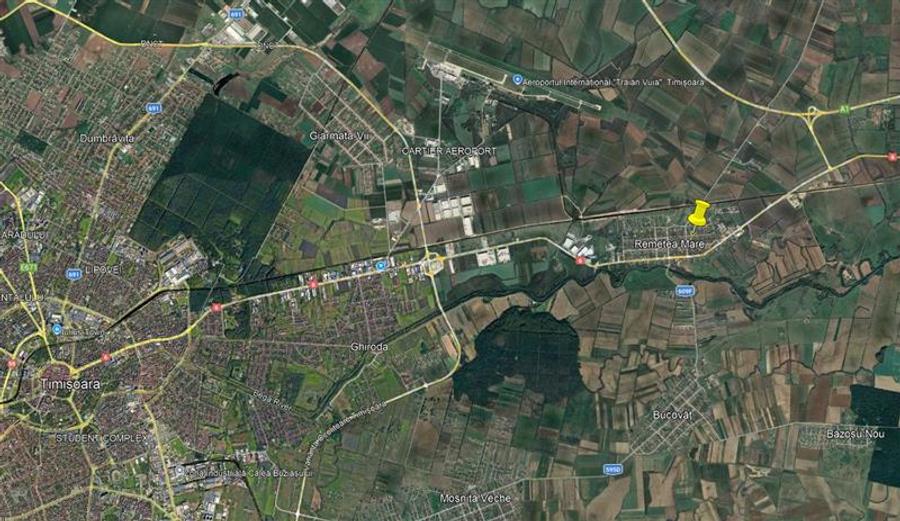 Teren Construcții intravilan de 1500 mp, în Remetea Mare