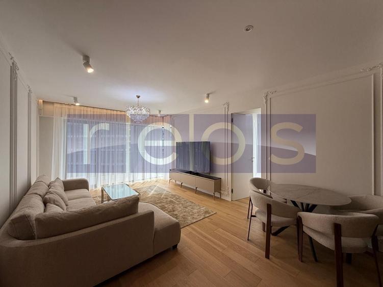 Apartament cu 3 camere, mobilat în Barbu Văcărescu