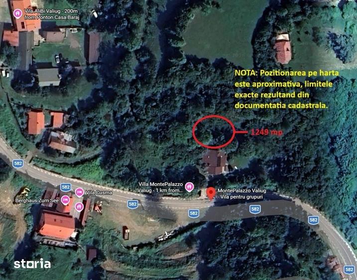 Teren de 1249 mp, în Văliug