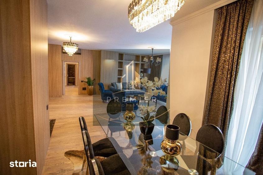 Apartament cu 4 camere decomandat, mobilat în Herăstrău