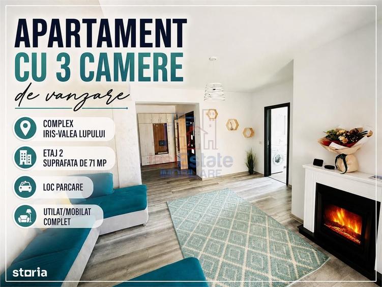 Apartament cu 3 camere în Valea Lupului