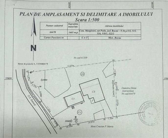Casă cu 3 camere în Podiș