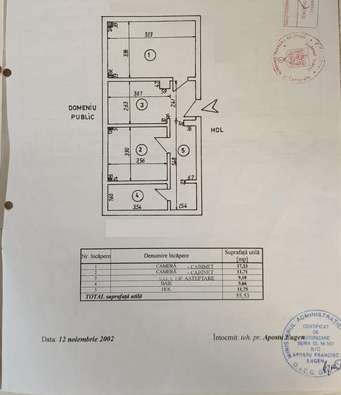Apartament cu 2 camere, mobilat în Mazepa 1