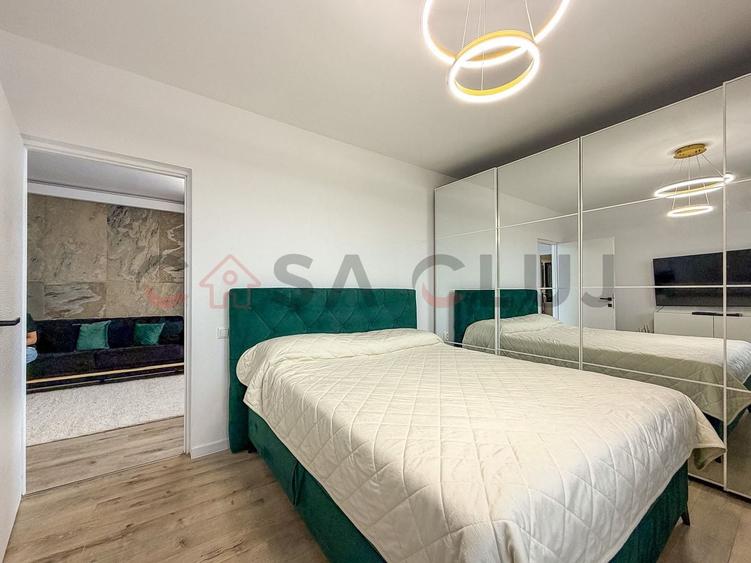 Apartament cu 3 camere semidecomandat, mobilat în Dâmbul Rotund