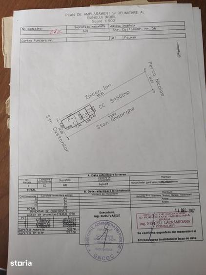 Casă cu 4 camere cu Teren 200 Mp în Central
