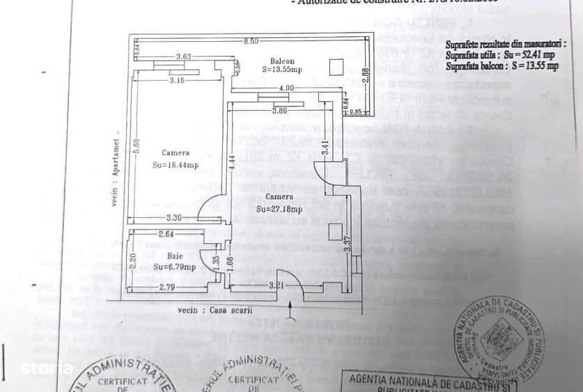 Apartament cu 2 camere în Central