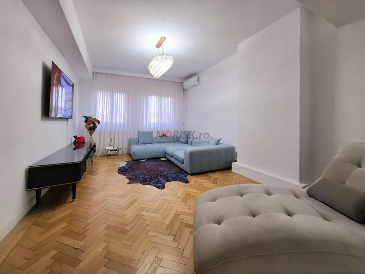 Apartament cu 4 camere semidecomandat, mobilat în Dorobanți