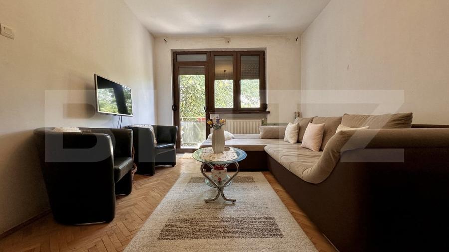 Apartament 2 camere, balcon deschis, mobilat și utilat, cu parcare - 3